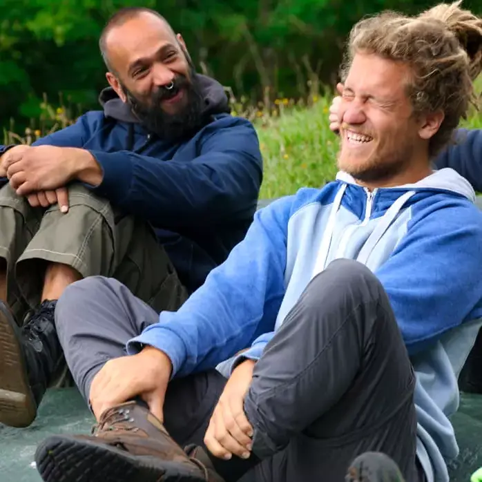 Erlebnisoädagogik Ausbildung, Erlebnistherapie Ausbildung, Outdoorguide Ausbildung, Teamtraining Seminar, Teamübung Schnecken rennen 700X700 (1)